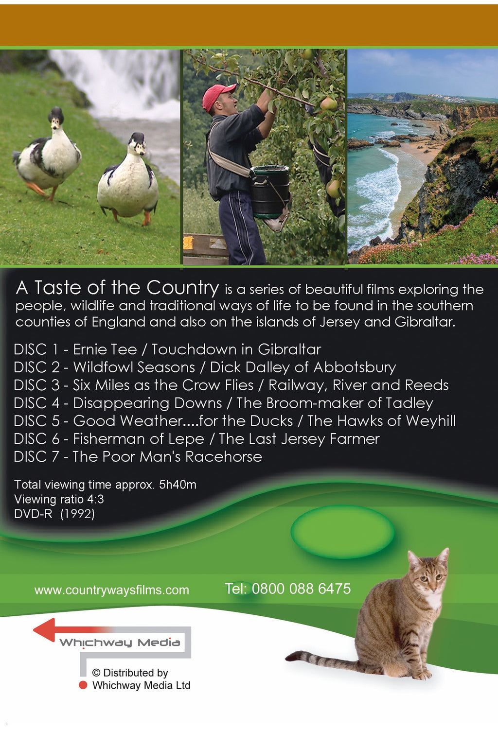 A Taste of the Country DVD box set — back cover