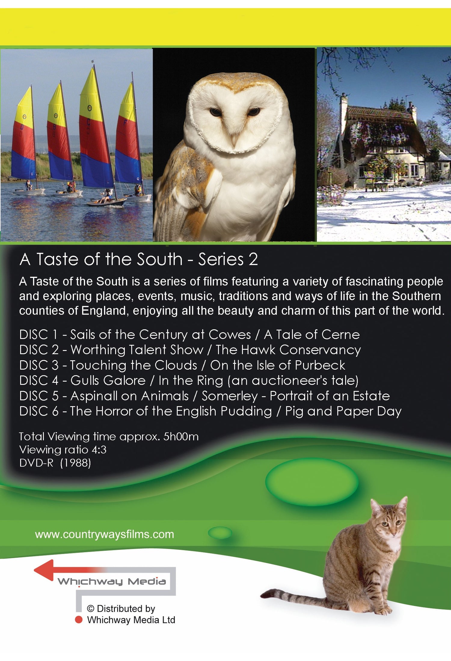 A Taste of the South Series 2 DVD box set — back cover