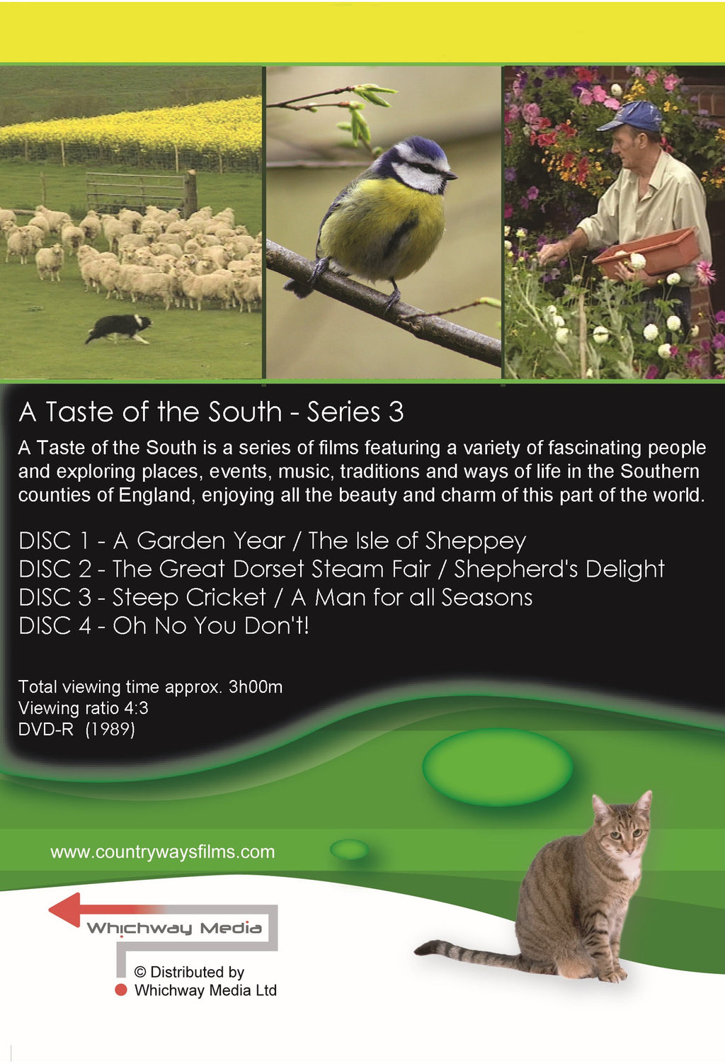 A Taste of the South Series 3 DVD box set — back cover