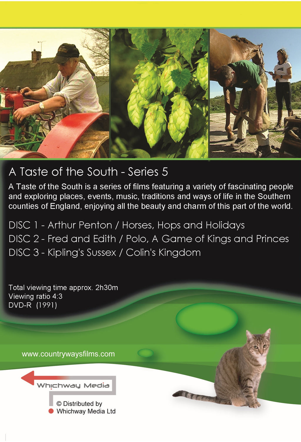 A Taste of the South Series 5 DVD box set — back cover