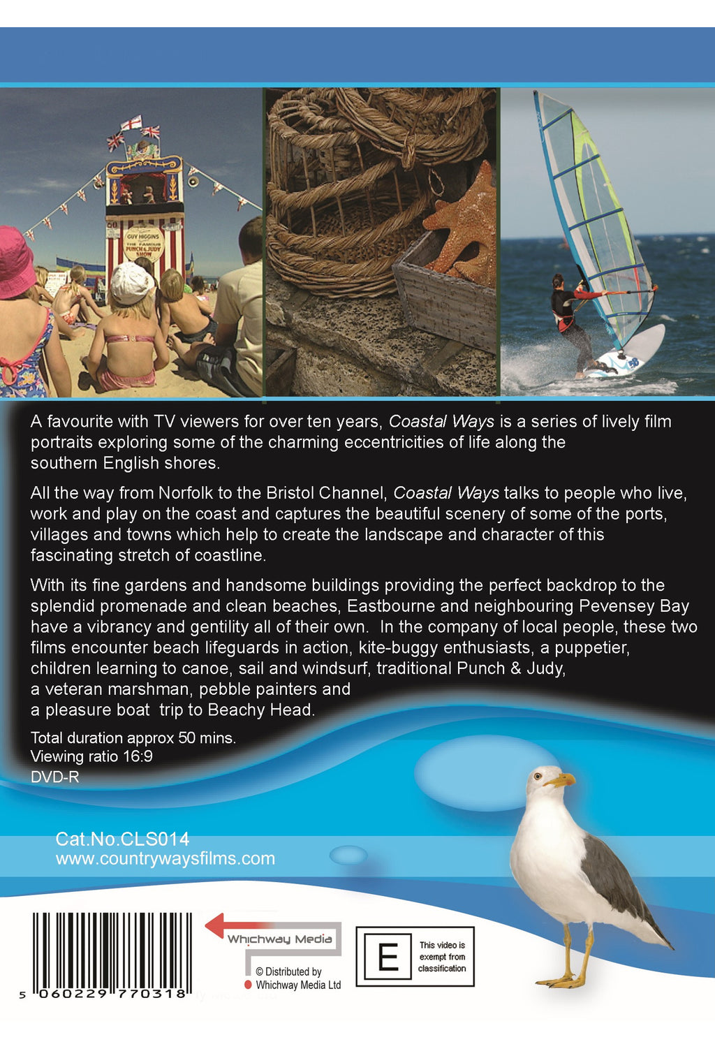 Coastal Ways - Eastbourne & Pevensey Bay DVD — back cover