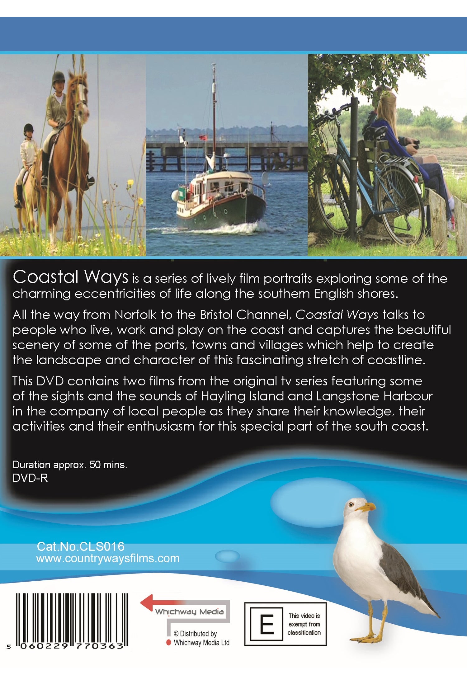 Coastal Ways - Hayling Island & Langstone Harbour DVD — back cover
