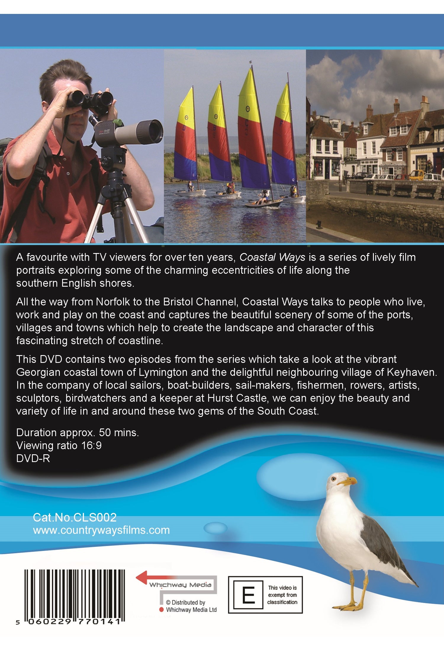 Coastal Ways - Lymington & Keyhaven DVD — back cover