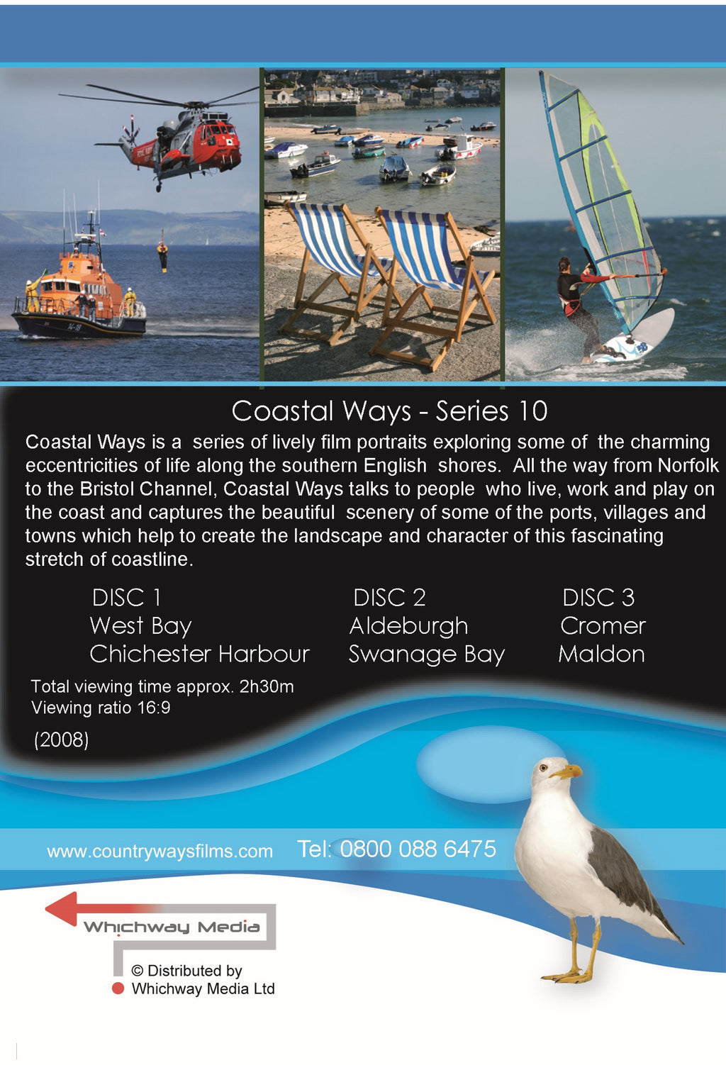 Coastal Ways Series 10 DVD box set – back cover