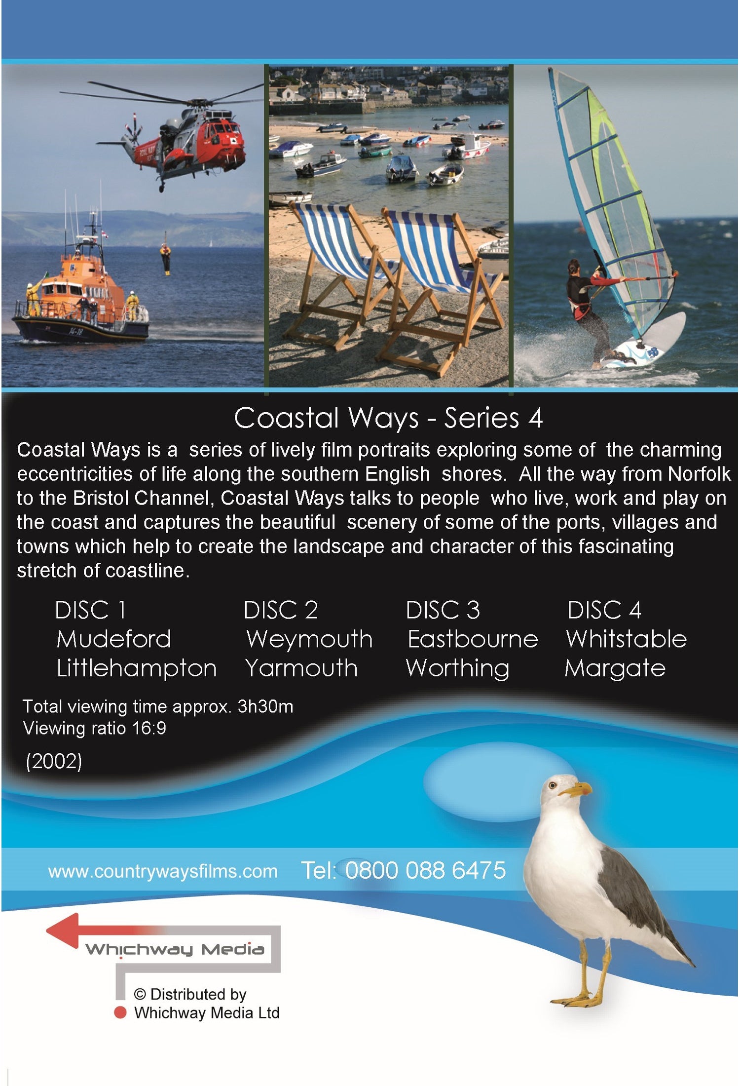 Coastal Ways Series 4 DVD box set – back cover