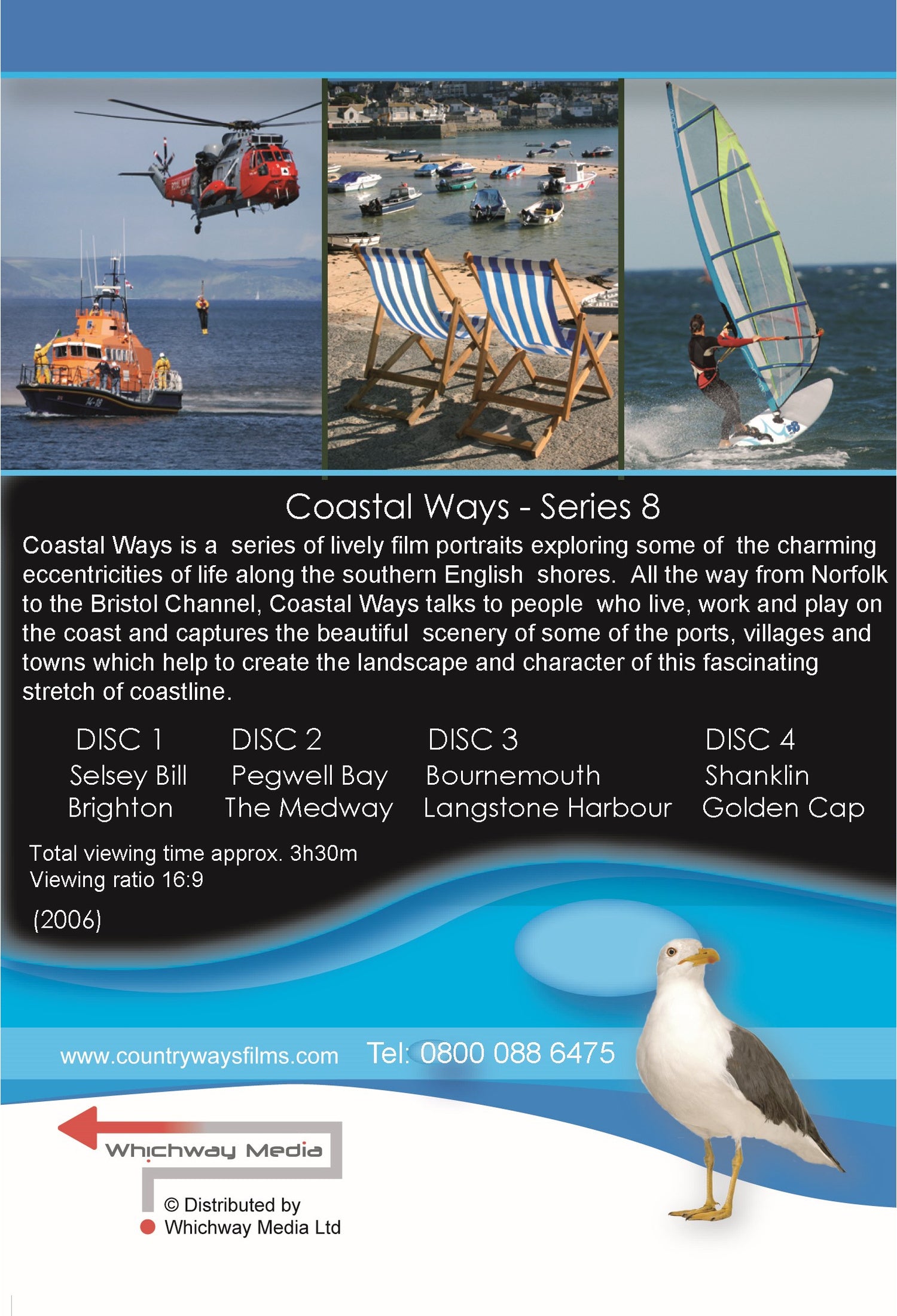 Coastal Ways Series 8 DVD box set – back cover