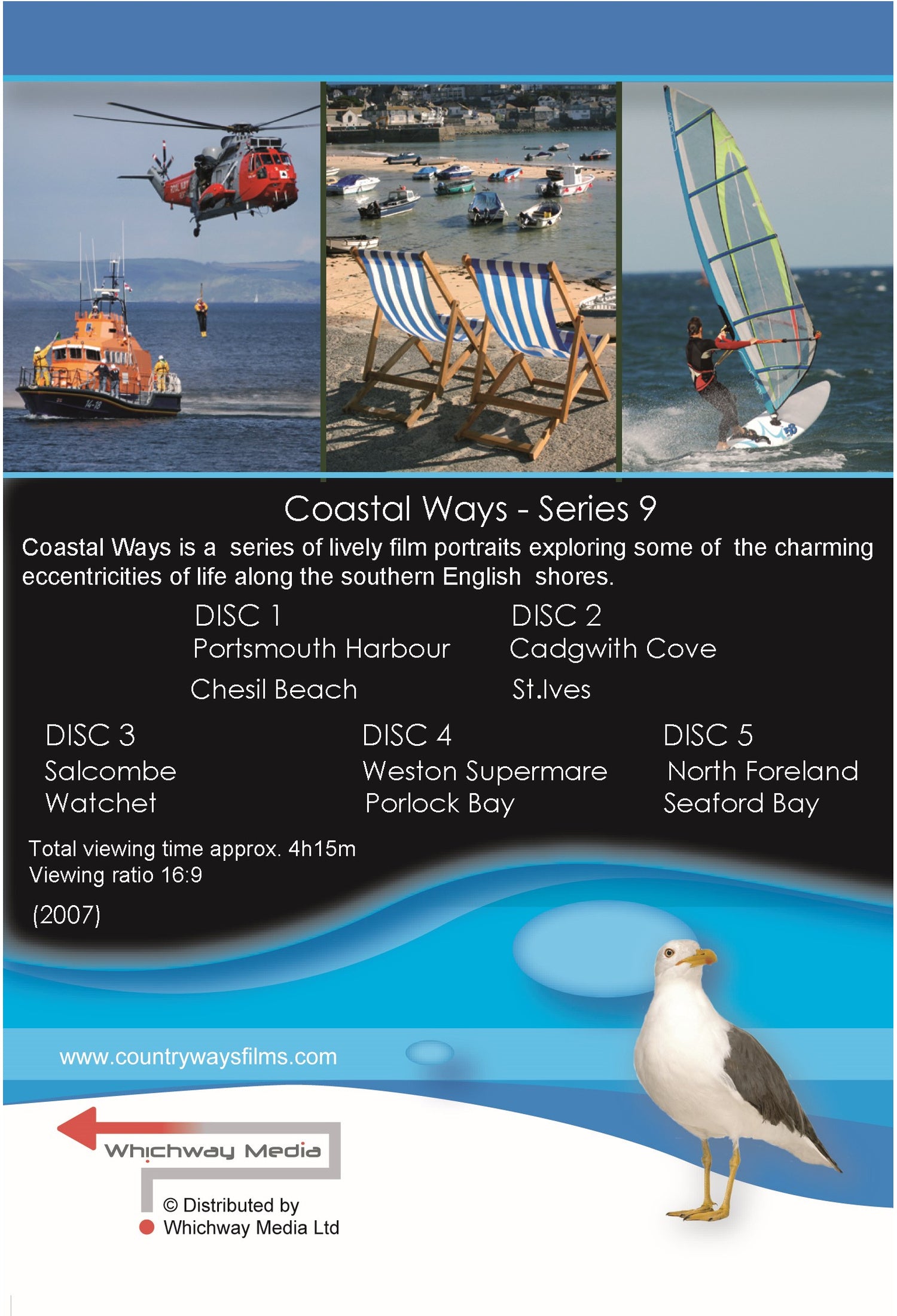 Coastal Ways Series 9 DVD box set – back cover
