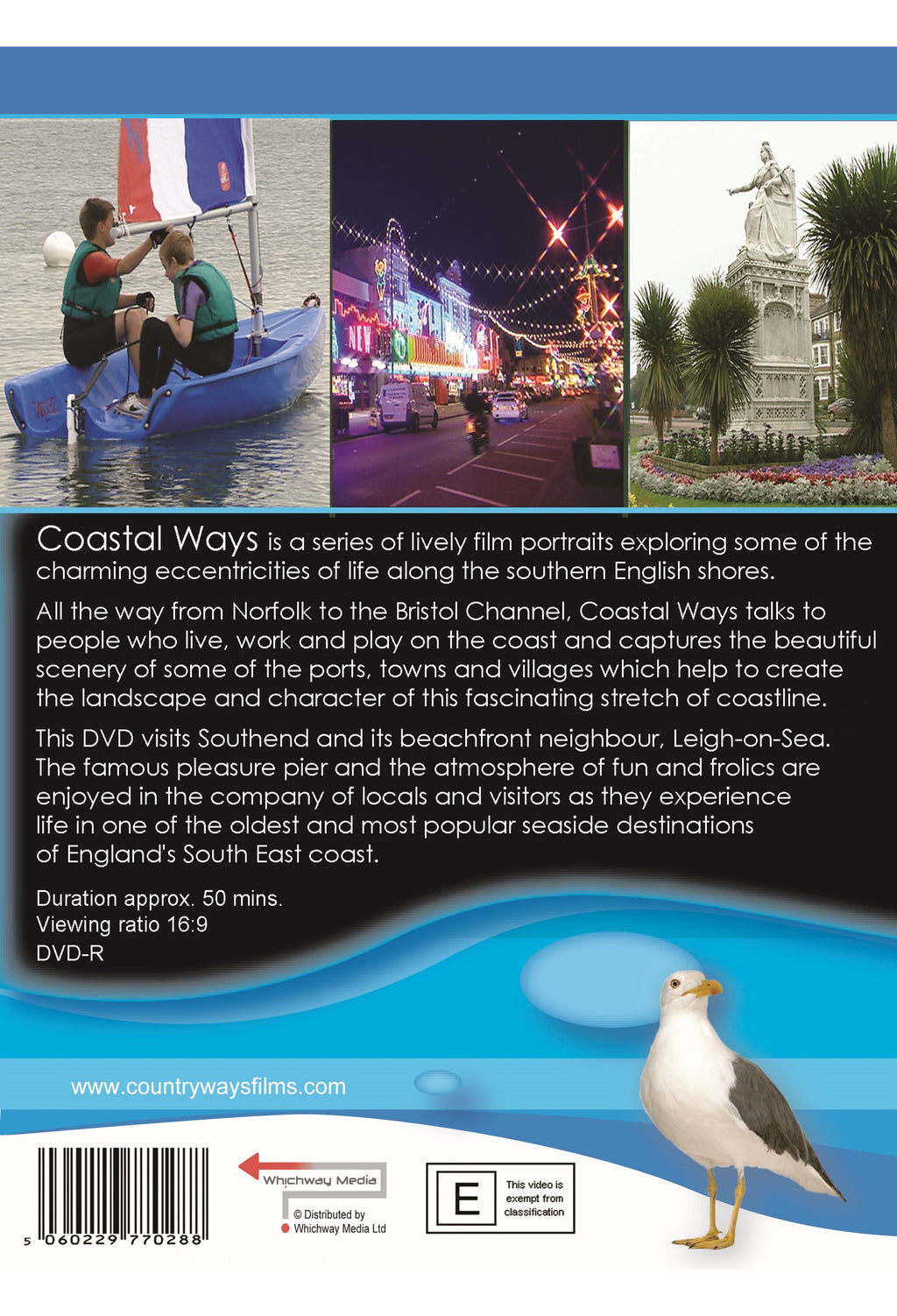 Coastal Ways - Southend & Leigh-on-Sea DVD — back cover