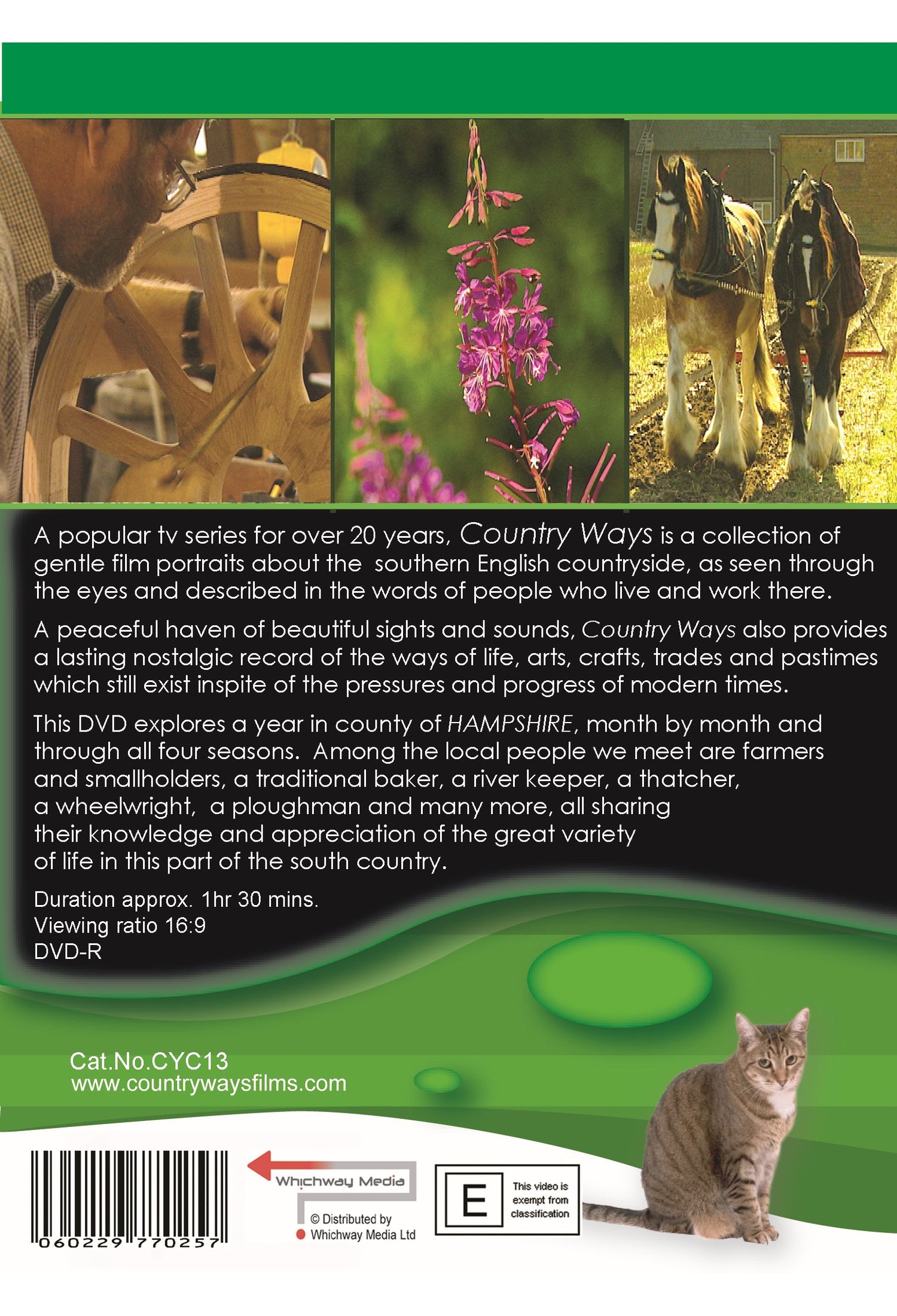 Country Ways - Hampshire DVD — back cover