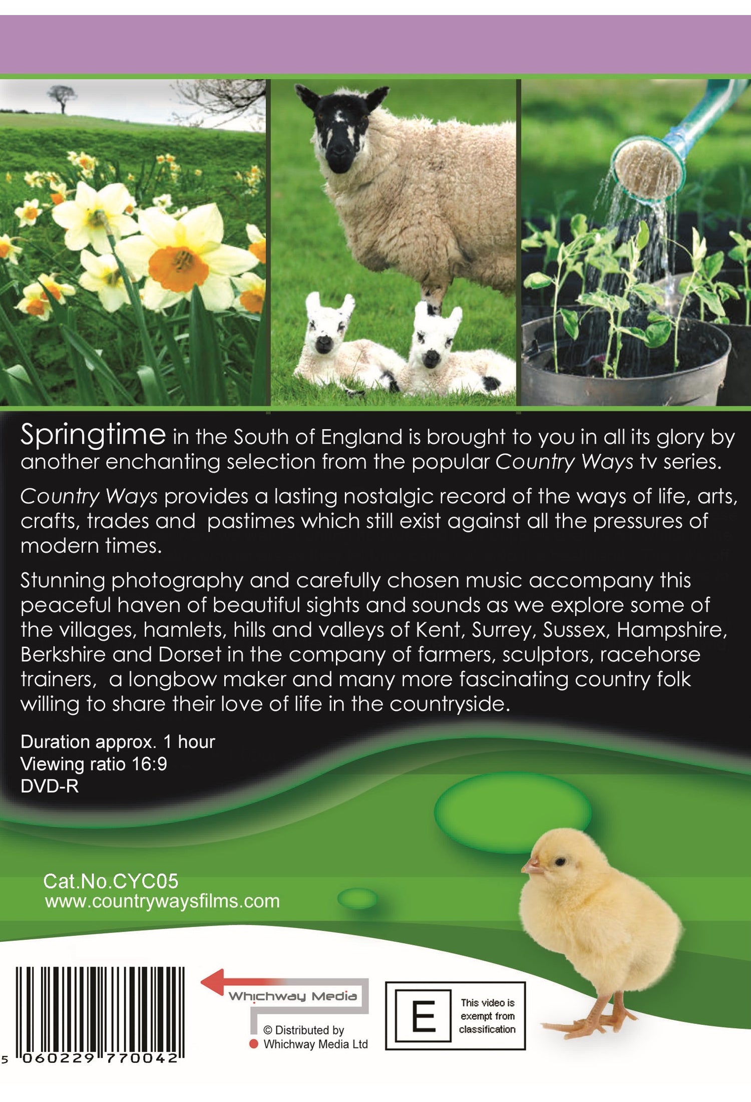 Country Ways Spring DVD — back cover