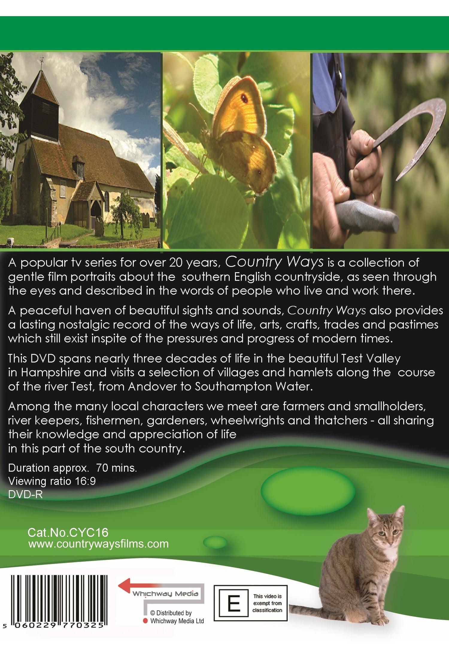 Country Ways - Test Valley DVD — back cover