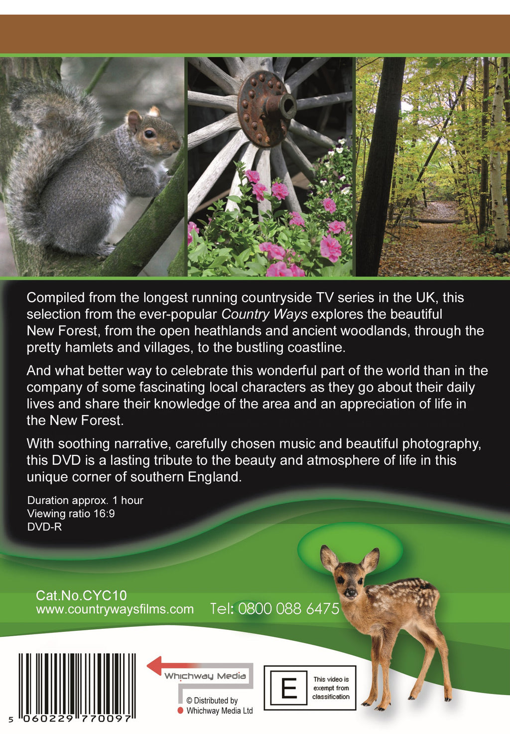 Country Ways - The New Forest DVD — back cover