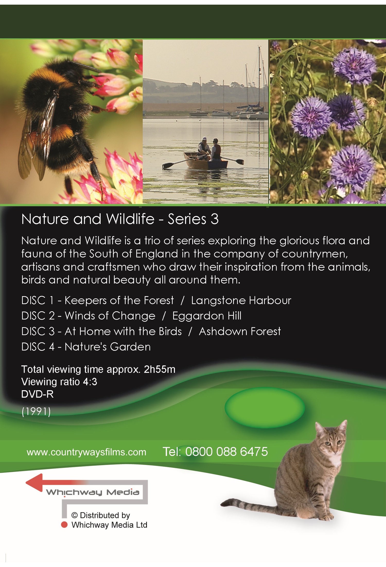 Nature and Wildlife Series 3 DVD box set — back cover